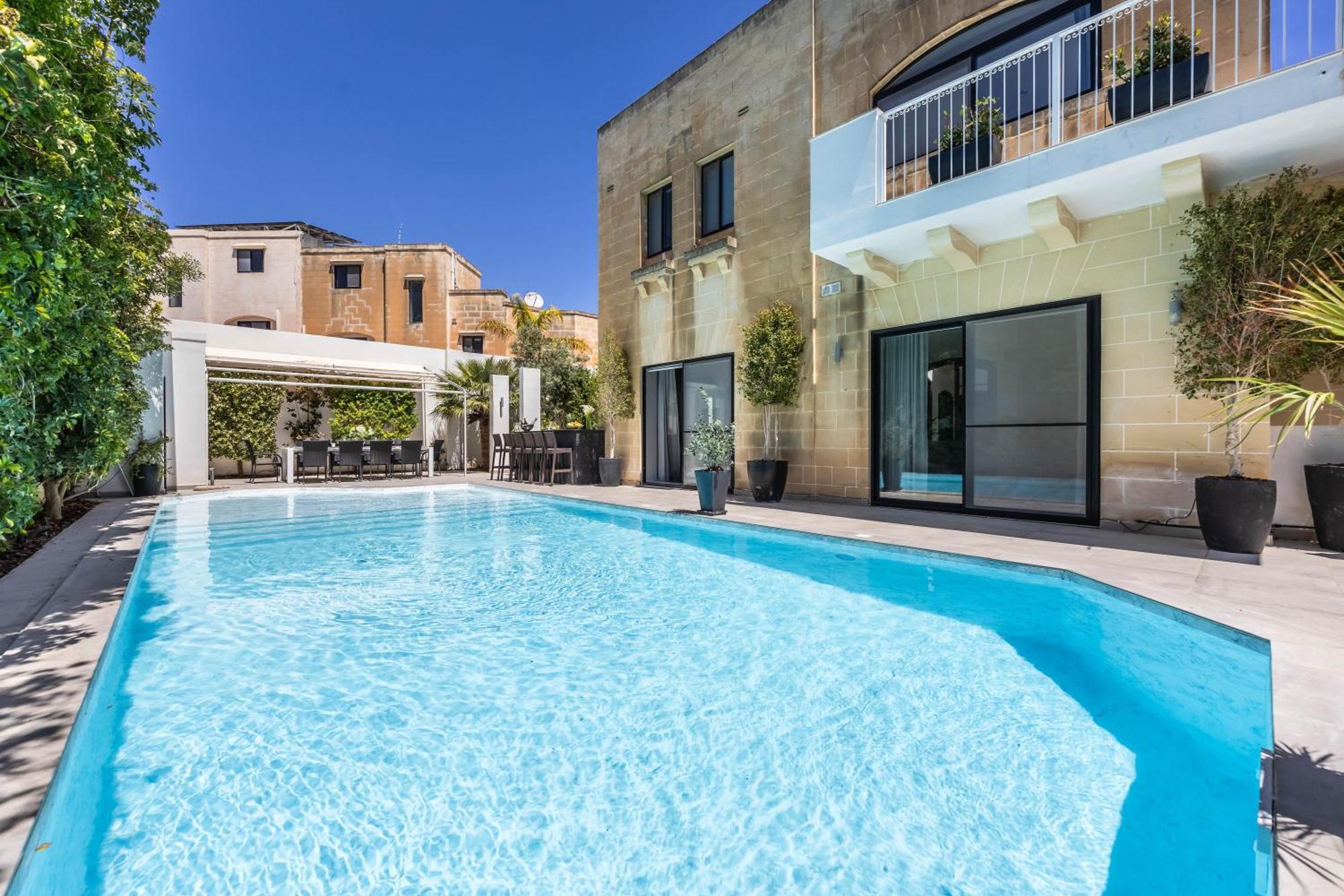 Luxurious Villa 5 Bedroom Pool, 3Min From St Julian'S Is-Swieqi المظهر الخارجي الصورة