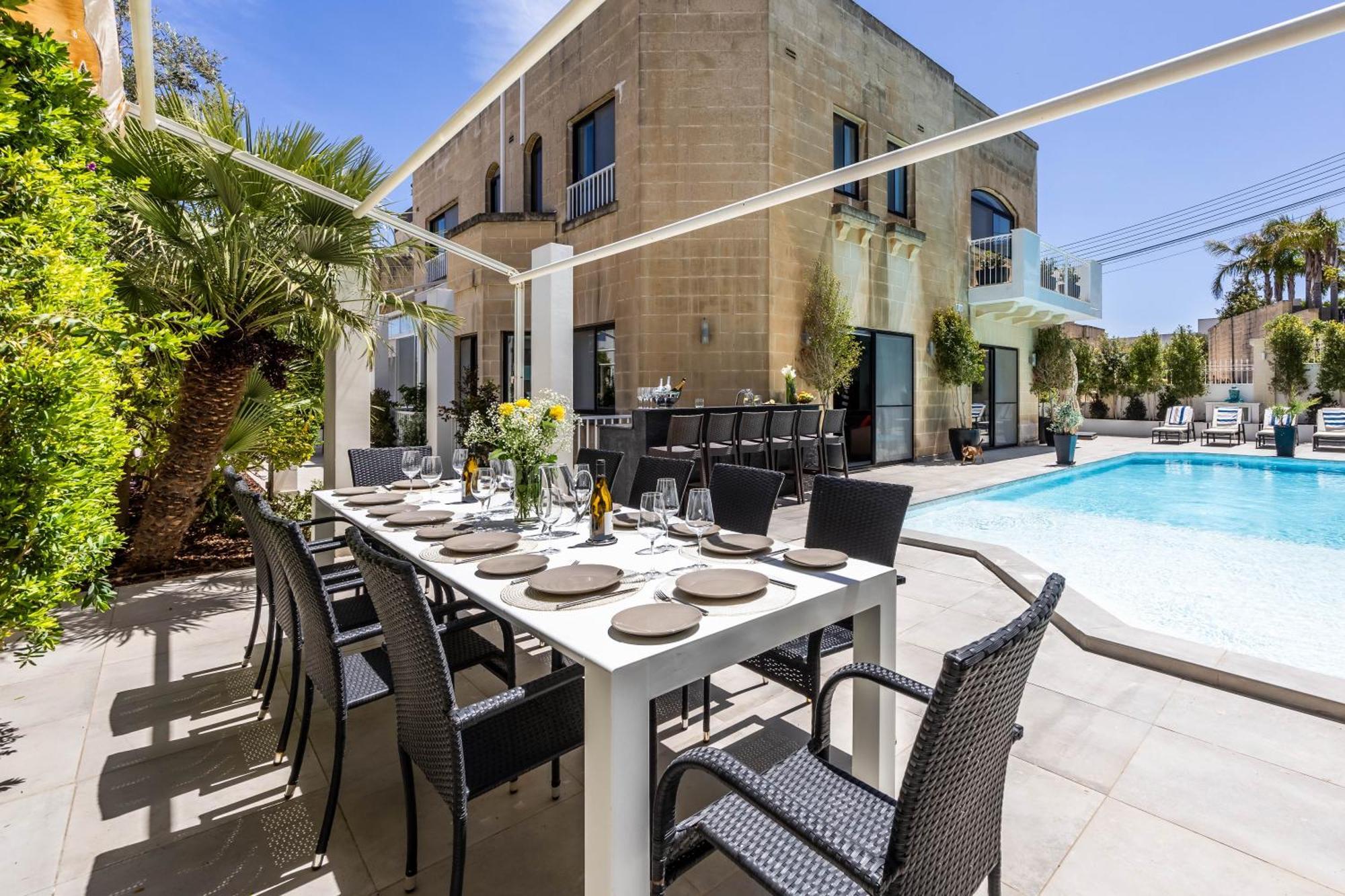 Luxurious Villa 5 Bedroom Pool, 3Min From St Julian'S Is-Swieqi المظهر الخارجي الصورة